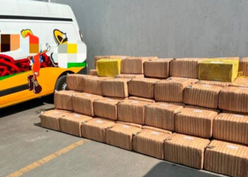 Aseguran más de una tonelada de marihuana en camioneta de botanas en NL