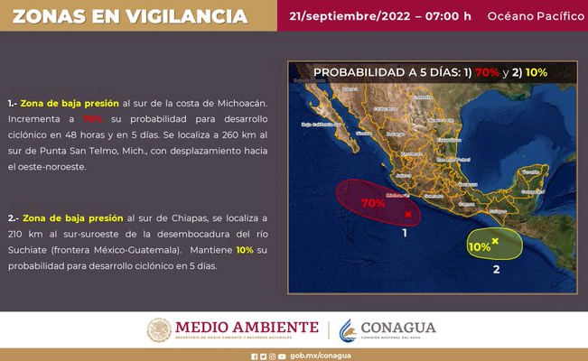 ¡Ponte atento!: se formaría un nuevo ciclón en las costas de México